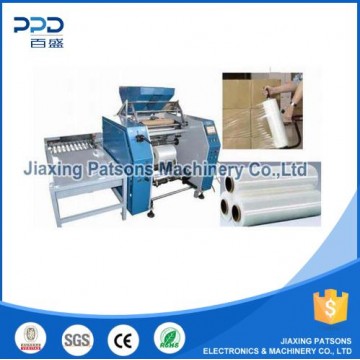 LLDPE stretch film rewinder machine