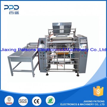 Fully auto stretch film rewinder